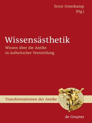 cover image of Wissensästhetik